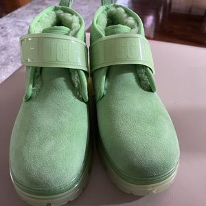 Lime green Ugg boots